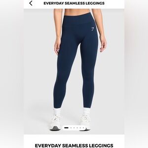 Gymshark XS NWT Navy Set Top & Leggings